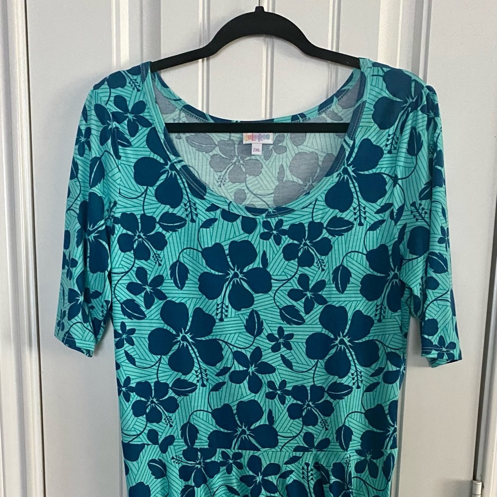Lularoe size 2XL floral print dress